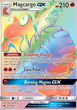 Magcargo GX - Lost Thunder (Secret Rare) [LOT-218]