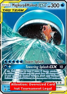 Magikarp & Wailord GX - SM Black Star Promos (Oversized) [SM-166]