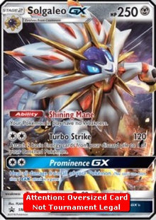 Solgaleo GX - SM Black Star Promos (Oversized) [SM-104]
