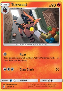 Torracat - Team Up (Uncommon) [TEU-21]