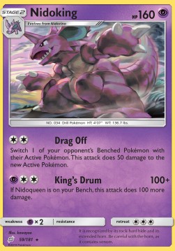 Nidoking - Team Up (Rare) [TEU-59]