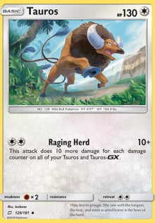 Tauros - Team Up (Uncommon) [TEU-129]