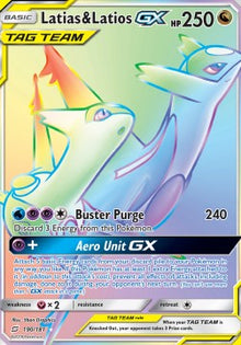 Latias & Latios GX - Team Up (Secret Rare) [TEU-190]