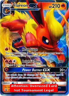 Flareon GX - SM Black Star Promos (Oversized) [SM-171]