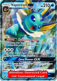 Vaporeon GX - SM Black Star Promos (Oversized) [SM-172]
