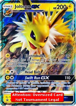 Jolteon GX - SM Black Star Promos (Oversized) [SM-173]
