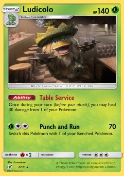 Ludicolo - Detective Pikachu (Rare) [DET-2]