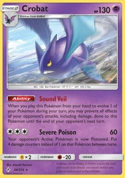 Crobat - Unbroken Bonds (Holo Rare) [UNB-66]