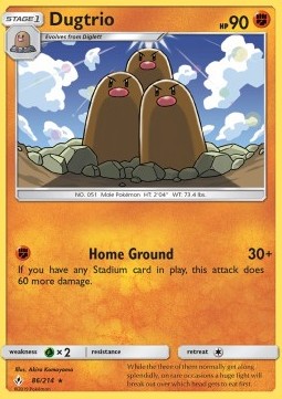 Dugtrio - Unbroken Bonds (Rare) [UNB-86]