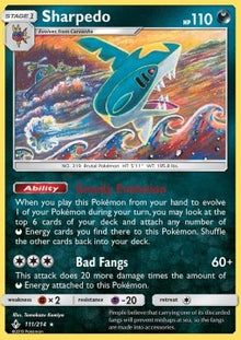 Sharpedo - Unbroken Bonds (Rare) [UNB-111]