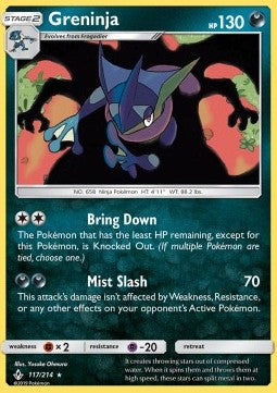 Greninja - Unbroken Bonds (Holo Rare) [UNB-117]