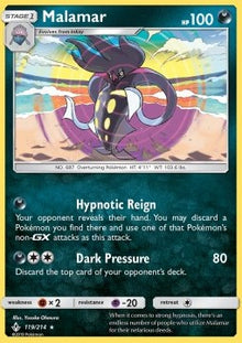 Malamar - Unbroken Bonds (Holo Rare) [UNB-119]