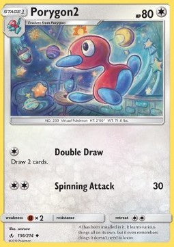 Porygon2 - Unbroken Bonds (Uncommon) [UNB-156]
