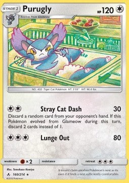 Purugly - Unbroken Bonds (Rare) [UNB-160]