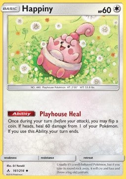 Happiny - Unbroken Bonds (Uncommon) [UNB-161]