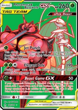 Pheromosa & Buzzwole GX - Unbroken Bonds (Ultra Rare) [UNB-191]