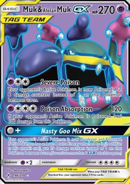 Muk & Alolan Muk GX - Unbroken Bonds (Ultra Rare) [UNB-196]