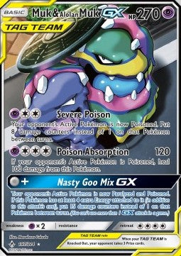 Muk & Alolan Muk GX - Unbroken Bonds (Ultra Rare) [UNB-197]