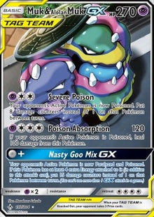 Muk & Alolan Muk GX - Unbroken Bonds (Ultra Rare) [UNB-197]