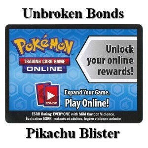 Online Code Card (UNB: Pikachu Blister) - Unbroken Bonds (Online Code Card)