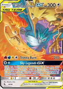 Moltres & Zapdos & Articuno GX - Hidden Fates (Ultra Rare) [HIF-44]