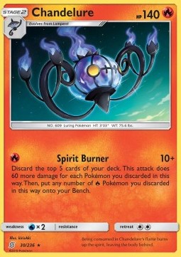 Chandelure - Unified Minds (Holo Rare) [UNM-30]