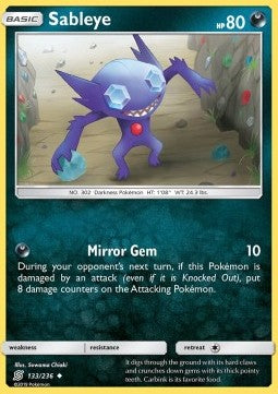 Sableye - Unified Minds (Uncommon) [UNM-133]