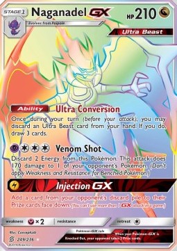 Naganadel GX - Unified Minds (Secret Rare) [UNM-249]