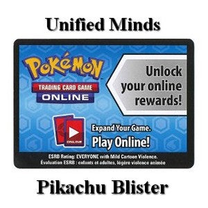 Online Code Card (UNM: Pikachu Blister) - Unified Minds (Online Code Card)