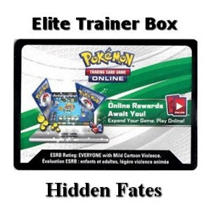 Online Code Card (Elite Trainer Box) - Hidden Fates (Online Code Card)