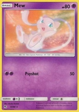 Mew - Hidden Fates (Rare) [HIF-32]