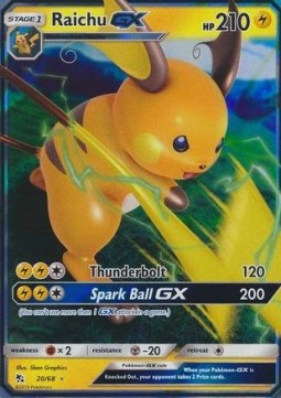 Raichu GX - Hidden Fates (Ultra Rare) [HIF-20]