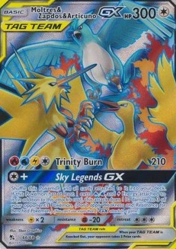 Moltres & Zapdos & Articuno GX - Hidden Fates (Ultra Rare) [HIF-66]