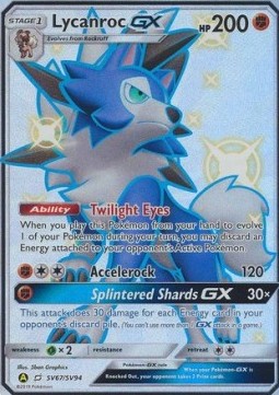 Lycanroc GX - Hidden Fates (Secret Rare) [HIF-SV67]