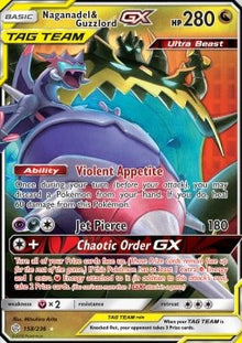 Naganadel & Guzzlord GX - Cosmic Eclipse (Ultra Rare) [CEC-158]