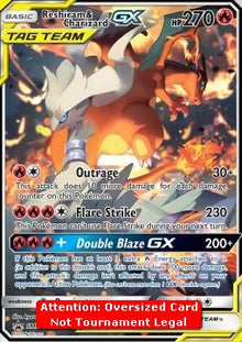 Reshiram & Charizard GX - SM Black Star Promos (Oversized) [SM-201]