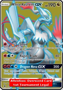 White Kyurem GX - SM Black Star Promos (Oversized) [SM-141]
