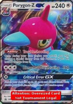 Porygon-Z GX - SM Black Star Promos (Oversized) [SM-216]