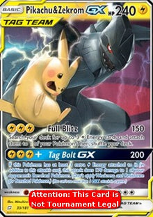 Pikachu & Zekrom GX - Team Up (Fixed) [TEU-33]