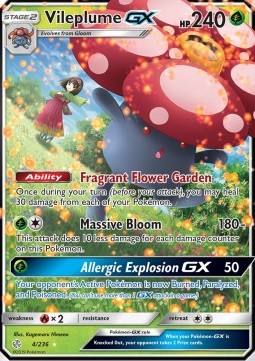Vileplume GX - Cosmic Eclipse (Ultra Rare) [CEC-4]