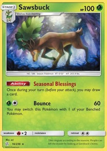 Sawsbuck - Cosmic Eclipse (Holo Rare) [CEC-16]