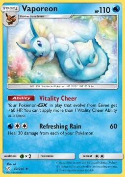 Vaporeon - Cosmic Eclipse (Uncommon) [CEC-42]