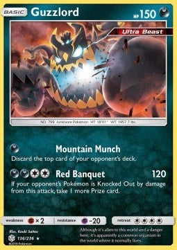 Guzzlord - Cosmic Eclipse (Holo Rare) [CEC-136]