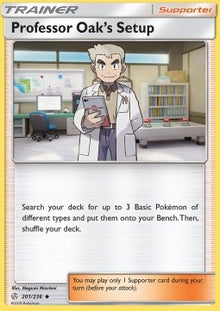 Professor Oak's Setup - Cosmic Eclipse (Uncommon) [CEC-201]
