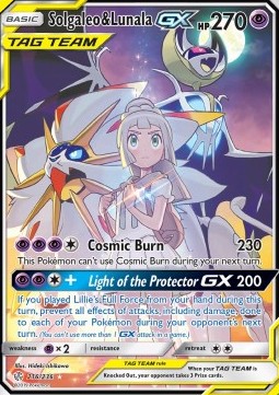 Solgaleo & Lunala GX - Cosmic Eclipse (Ultra Rare) [CEC-216]