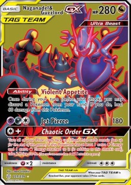 Naganadel & Guzzlord GX - Cosmic Eclipse (Ultra Rare) [CEC-223]