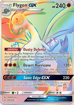 Flygon GX - Cosmic Eclipse (Secret Rare) [CEC-256]