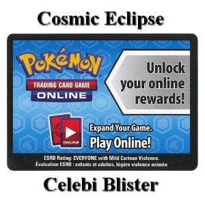 Online Code Card (Celebi Blister) - Cosmic Eclipse (Online Code Card)