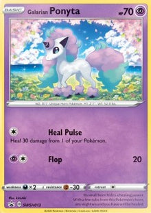 Galarian Ponyta - SWSH Black Star Promos (Promo) [SWSH-013]