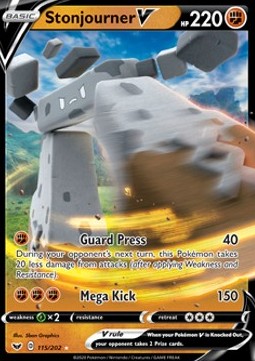 Stonjourner V - Sword & Shield (Ultra Rare) [SSH-115]